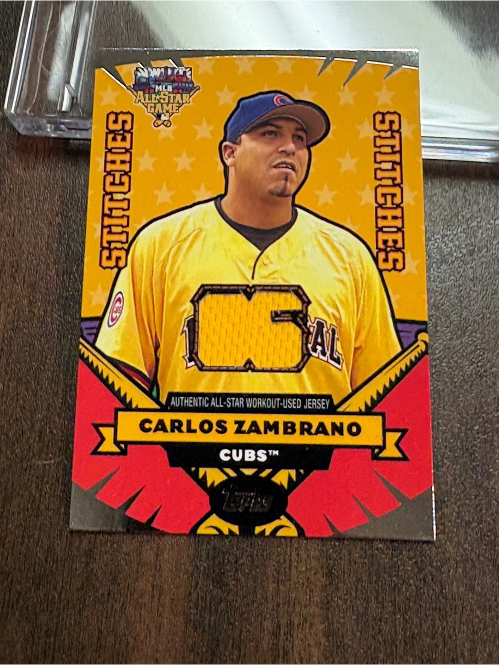 2006 Topps Carlos Zambrano Jersey card